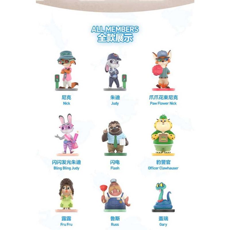 POPMART 泡泡瑪特 迪士尼 動物方程式 再續系列｜正版周邊｜盲盒 手辦 公仔 擺件 收藏禮物｜嗨寶好選物