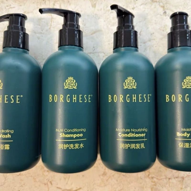 貝佳斯 BORGHESE｜皇冠假日酒店｜洗髮精 沐浴乳 潤絲精 身體乳｜300ml｜嗨寶洗浴用品