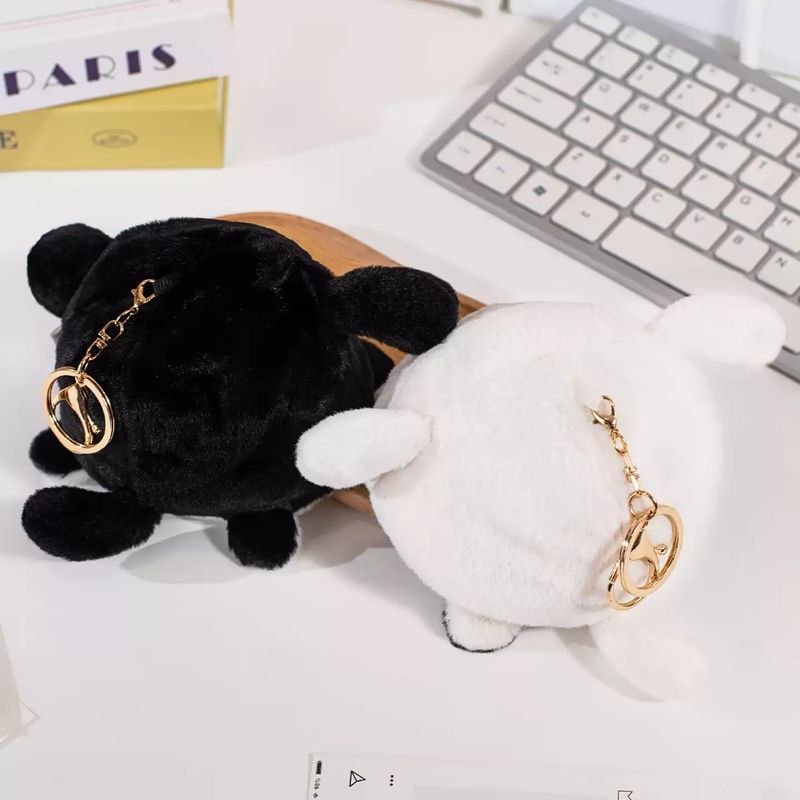 蠟筆小新 小白翻轉書包系列 掛件 可愛玩偶 卡通毛絨 公仔 鑰匙扣 掛飾 擺件｜嗨寶好選物