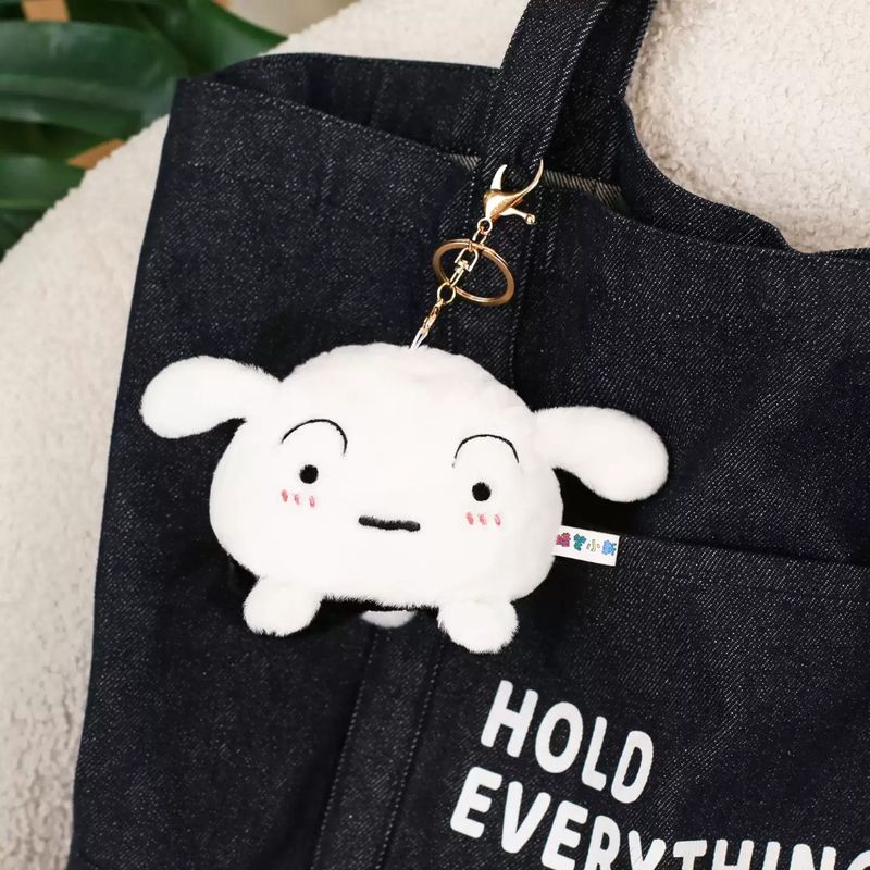 蠟筆小新 小白翻轉書包系列 掛件 可愛玩偶 卡通毛絨 公仔 鑰匙扣 掛飾 擺件｜嗨寶好選物