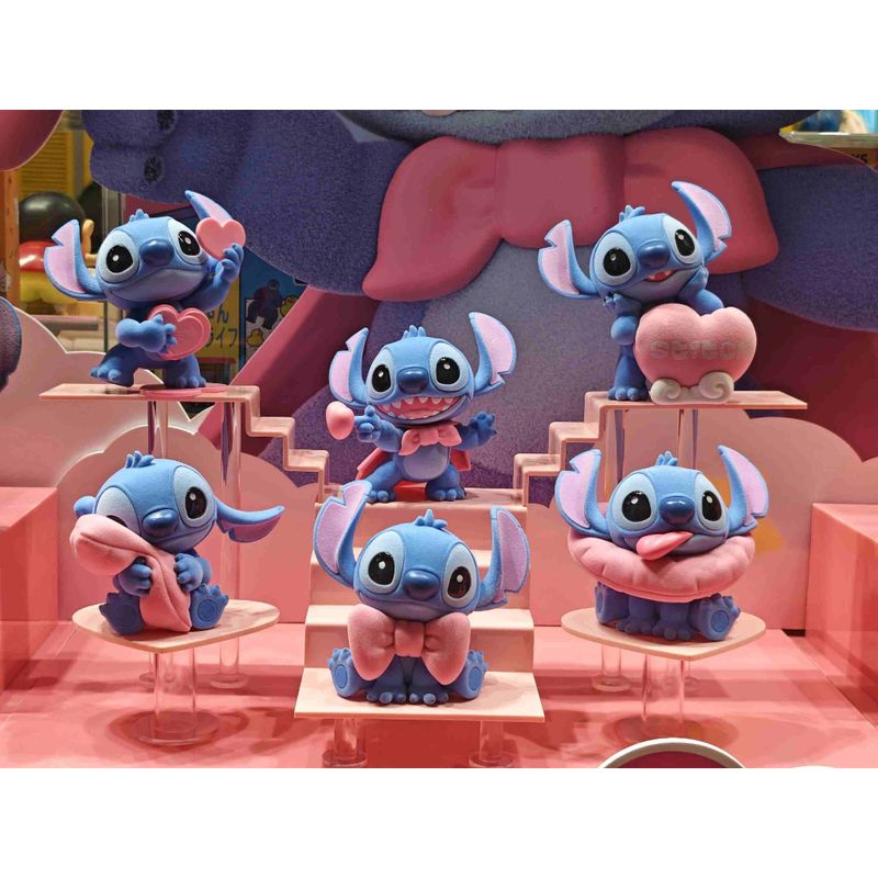 Disney｜迪士尼｜史迪奇｜星際寶貝｜暖粉系列｜盲盒 手伴 公仔 擺件 扭蛋 收藏品｜嗨寶好選物