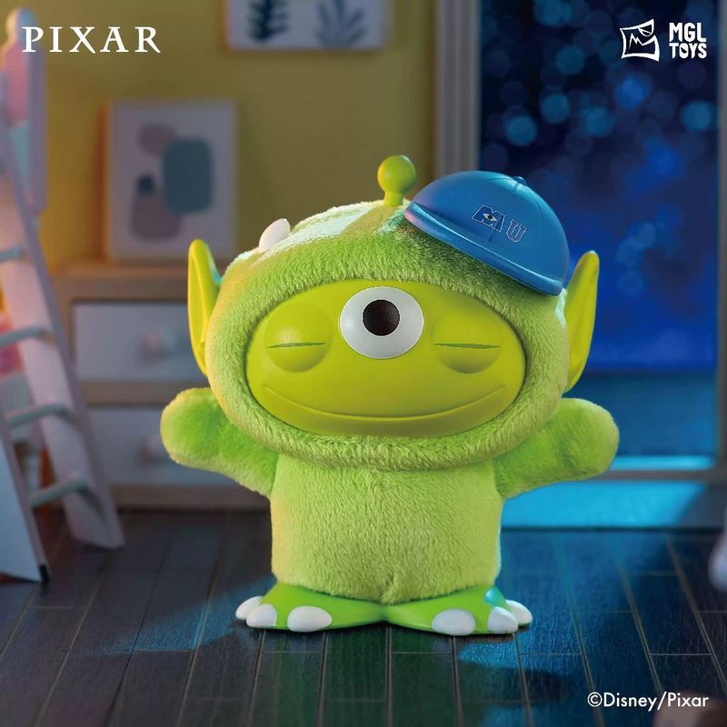 皮克斯 迪士尼 玩具總動員 三眼怪 毛絨變裝系列 盲盒 手辦 潮玩 盒玩｜嗨寶好選物