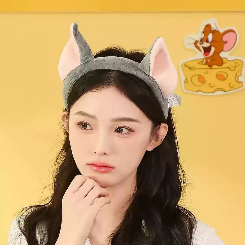  湯姆貓與傑利鼠 Tom and Jerry 貓與老鼠 生活用品系列 髮箍 頭飾 束髮｜嗨寶好選物