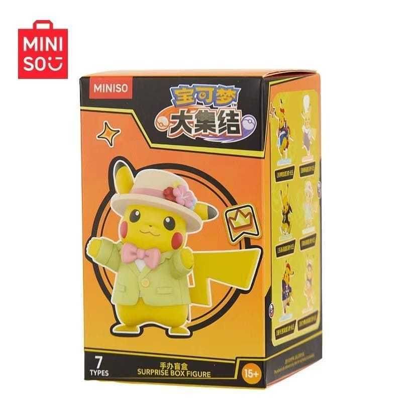 精靈寶可夢大集結 神奇寶貝皮卡丘電子服｜Pokemon Miniso｜盲盒 公仔 擺件 收藏品 玩偶｜嗨寶好選物