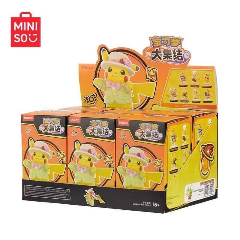 精靈寶可夢大集結 神奇寶貝皮卡丘電子服｜Pokemon Miniso｜盲盒 公仔 擺件 收藏品 玩偶｜嗨寶好選物