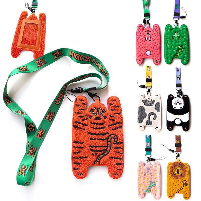 若愚工坊 粉紅肌肉猛男兔布偶 玩偶 肌肉兔 猛男兔 搞怪 粉紅兔 識別證 狗牌 門禁卡 卡套 證件套｜嗨寶好選物