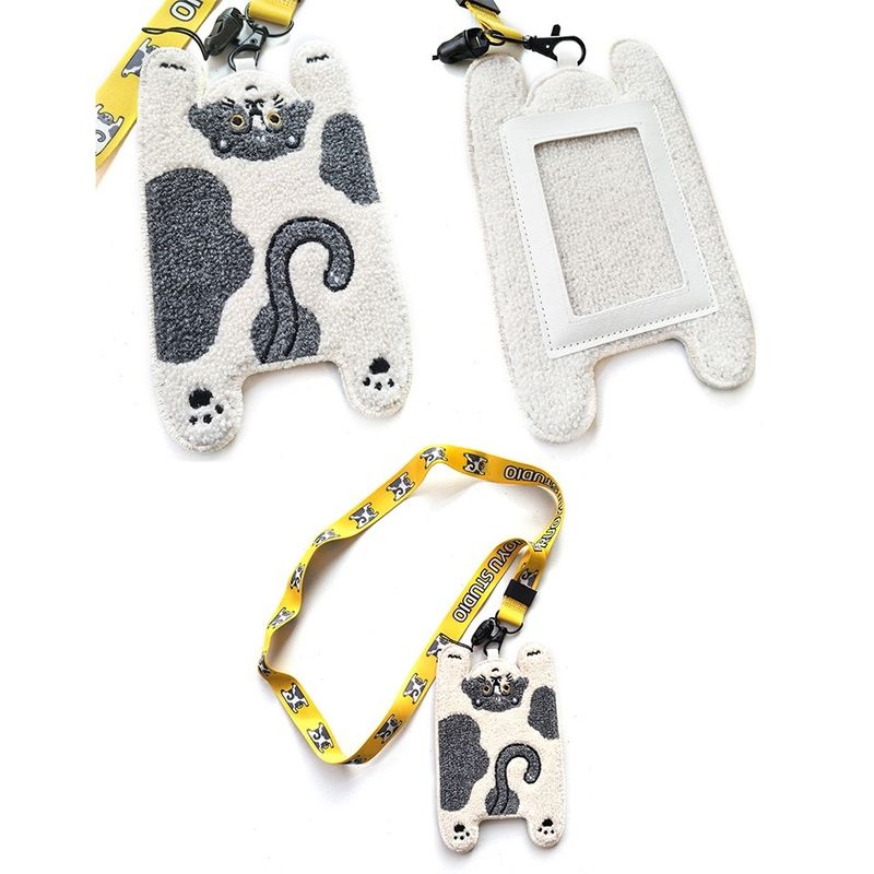 若愚工坊 粉紅肌肉猛男兔布偶 玩偶 肌肉兔 猛男兔 搞怪 粉紅兔 識別證 狗牌 門禁卡 卡套 證件套｜嗨寶好選物