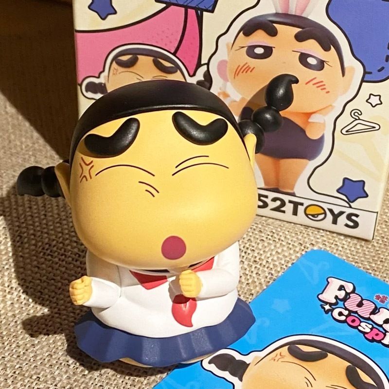 蠟筆小新 春日部防衛隊 蠟筆小新COS系列 盲盒 手伴 公仔 擺件 扭蛋 收藏品｜嗨寶好選物