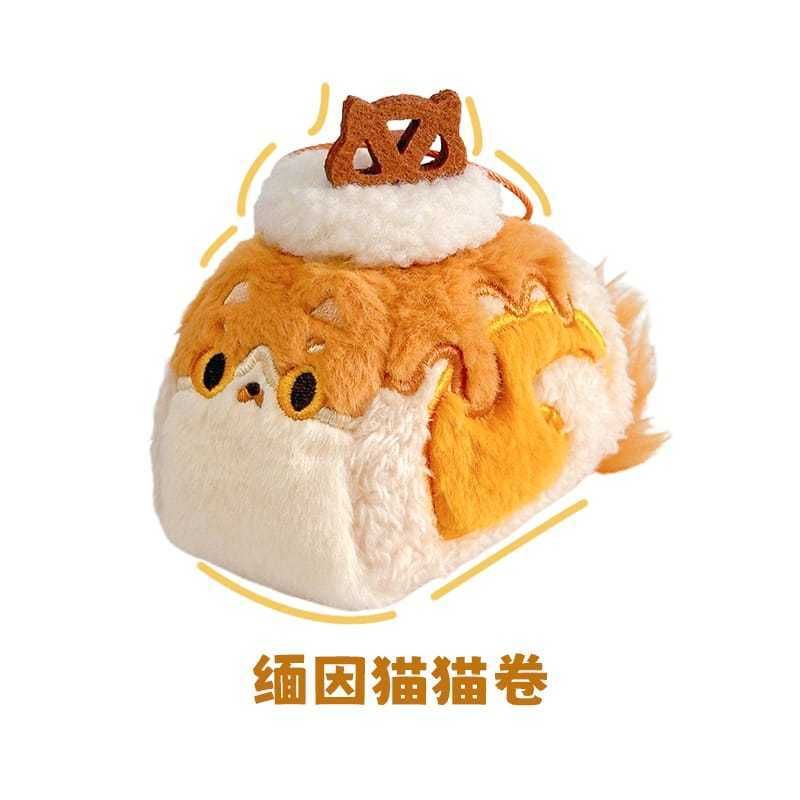 SOFDOLL 設繪人｜小貓卷系列 貓貓捲 奶牛貓 毛絨玩偶 瑞士卷 公仔 可愛背包掛件 女生日禮物｜嗨寶好選物