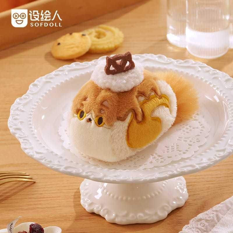 SOFDOLL 設繪人｜小貓卷系列 貓貓捲 奶牛貓 毛絨玩偶 瑞士卷 公仔 可愛背包掛件 女生日禮物｜嗨寶好選物