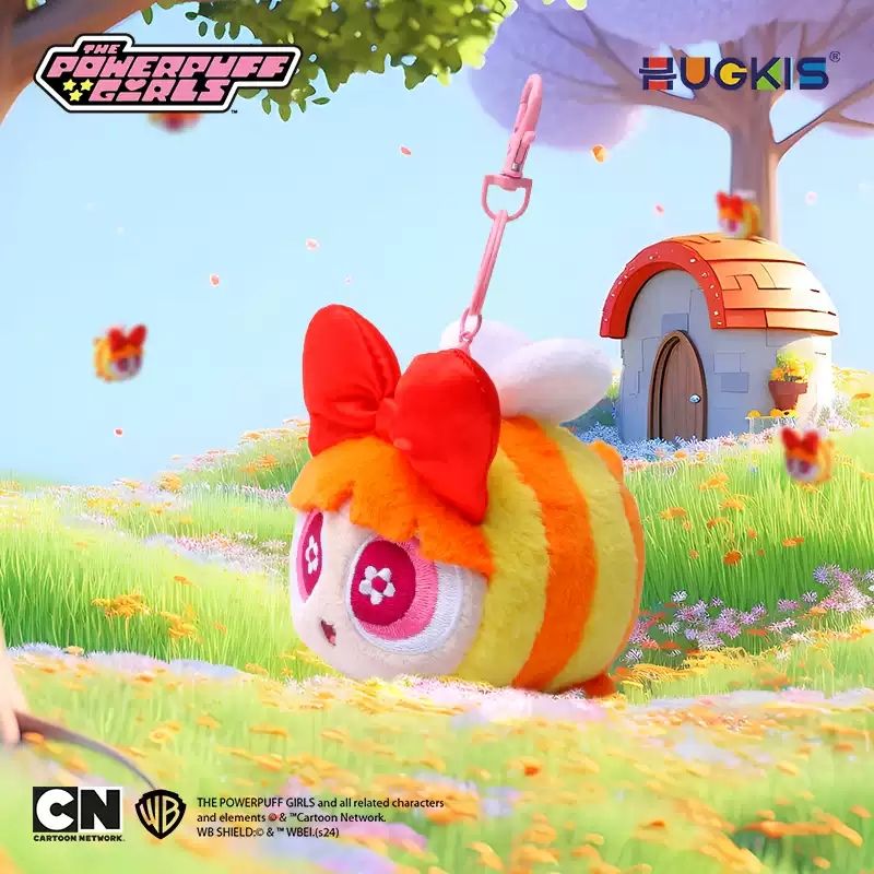 飛天小女警 蜜蜂系列 鑰匙扣 毛絨掛件 系列 盲盒 手伴 公仔 擺件 收藏品｜嗨寶好選物