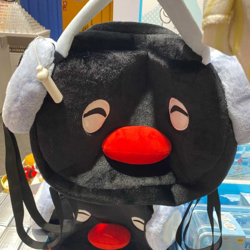 Pingu 企鵝家族 雙肩 斜挎 兩用 背包 系列｜KKV｜大容量 外出 休閒 背包 可愛 卡通 收納 包包｜嗨寶好選物