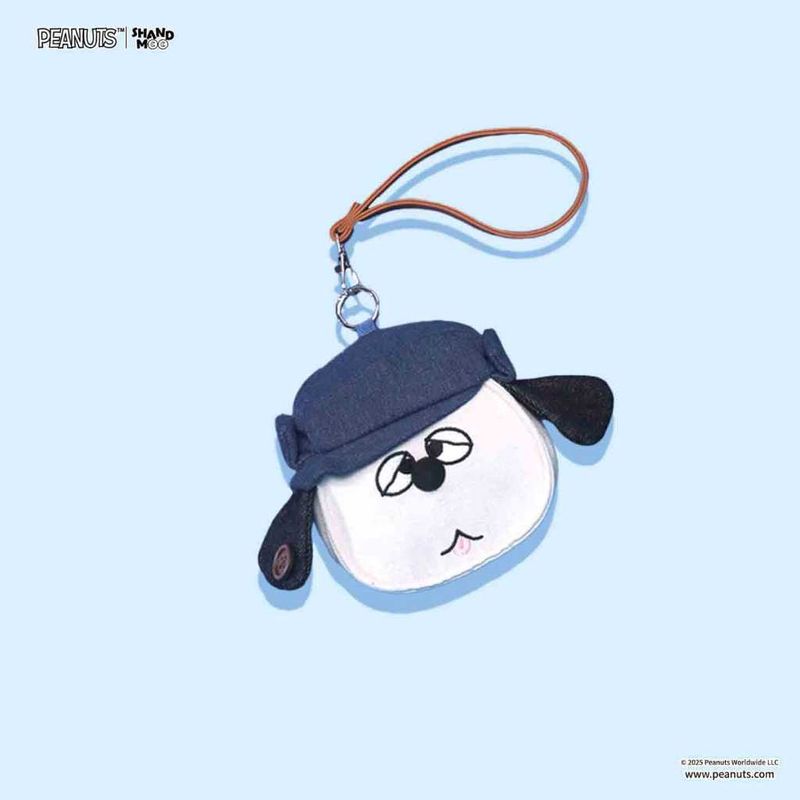 Peanuts 史努比 自在丹寧 系列｜山莫｜毛絨 收納包 斜挎包 卡通 可愛 包包 禮物 周邊｜嗨寶好選物