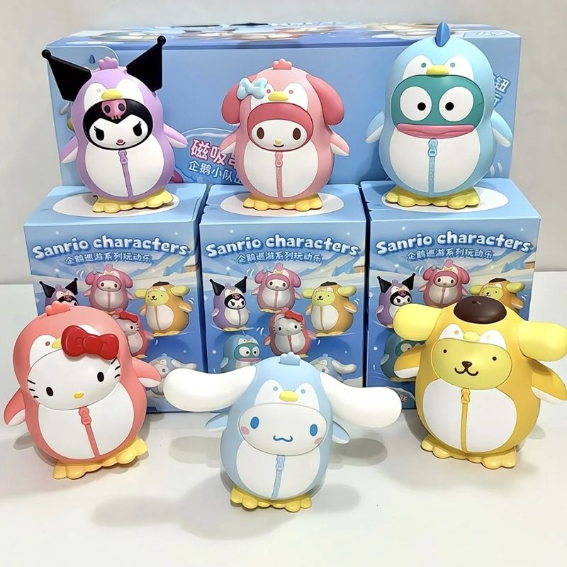 Sanrio 三麗鷗 企鵝巡迴 系列 大耳狗 庫洛米  盲盒 手伴 公仔 擺件 扭蛋 收藏品｜嗨寶好選物