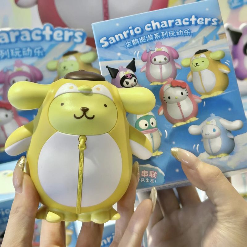 Sanrio 三麗鷗 企鵝巡迴 系列 大耳狗 庫洛米  盲盒 手伴 公仔 擺件 扭蛋 收藏品｜嗨寶好選物