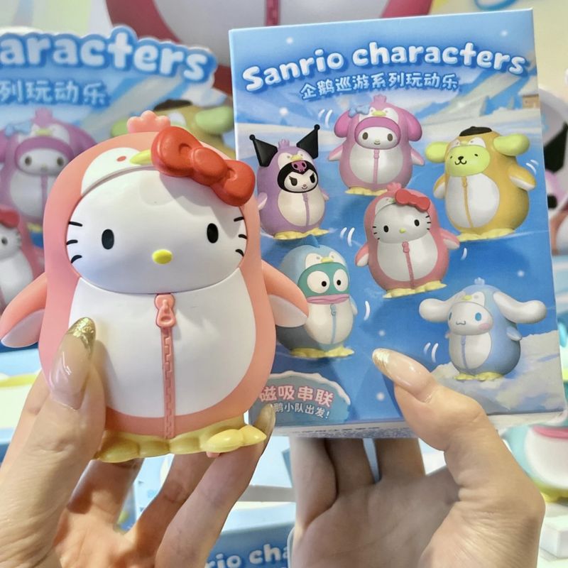 Sanrio 三麗鷗 企鵝巡迴 系列 大耳狗 庫洛米  盲盒 手伴 公仔 擺件 扭蛋 收藏品｜嗨寶好選物