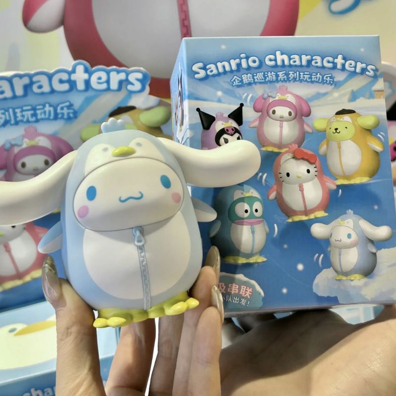 Sanrio 三麗鷗 企鵝巡迴 系列 大耳狗 庫洛米  盲盒 手伴 公仔 擺件 扭蛋 收藏品｜嗨寶好選物
