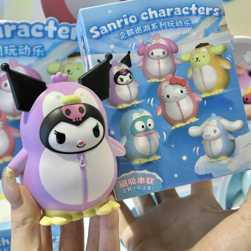 Sanrio 三麗鷗 企鵝巡迴 系列 大耳狗 庫洛米  盲盒 手伴 公仔 擺件 扭蛋 收藏品｜嗨寶好選物
