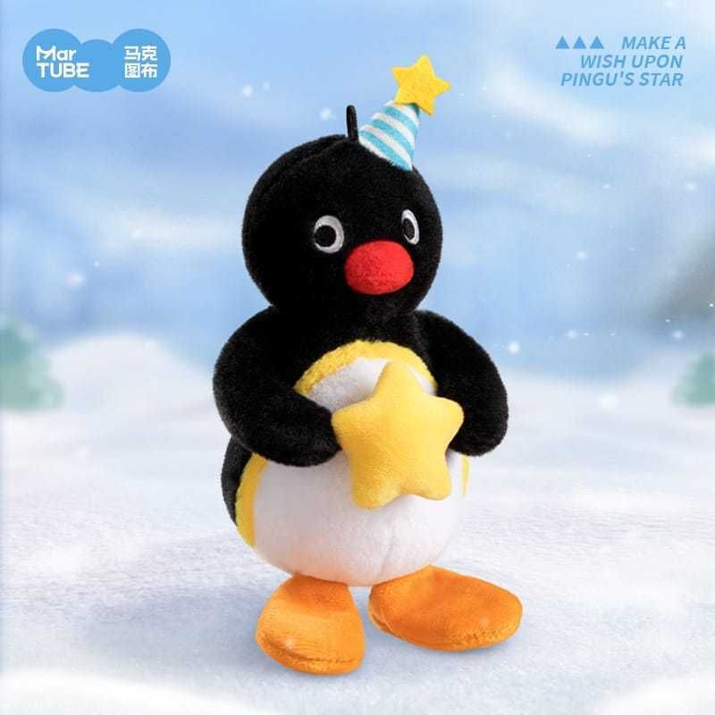 Pingu 企鵝家族 心願系列 手套造型｜馬克圖布｜毛絨 公仔 可愛 卡通 玩偶 實用 聖誕節 生日 禮物 送女生｜嗨寶