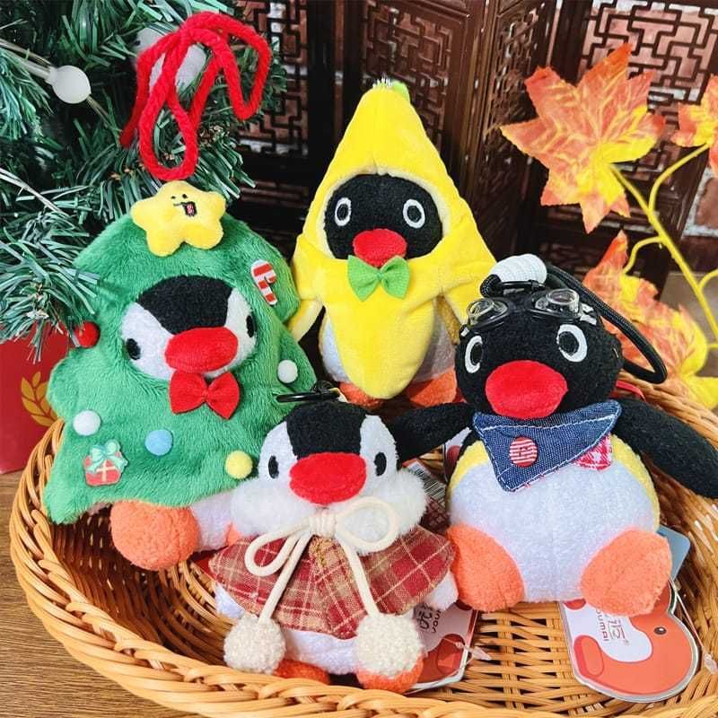 Pingu 企鵝家族 經典基礎款 毛絨公仔 聖誕娃衣 掛件 玩偶 掛娃 收藏品 娃娃 ｜嗨寶好選物
