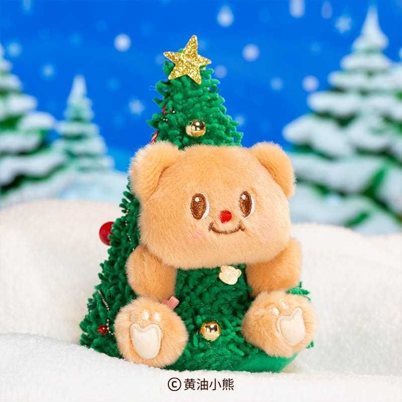 ButterBear黃油小熊 聖誕老人毛絨掛件｜可愛小熊桌面擺件 公仔 玩偶 情侶禮物｜嗨寶好選物