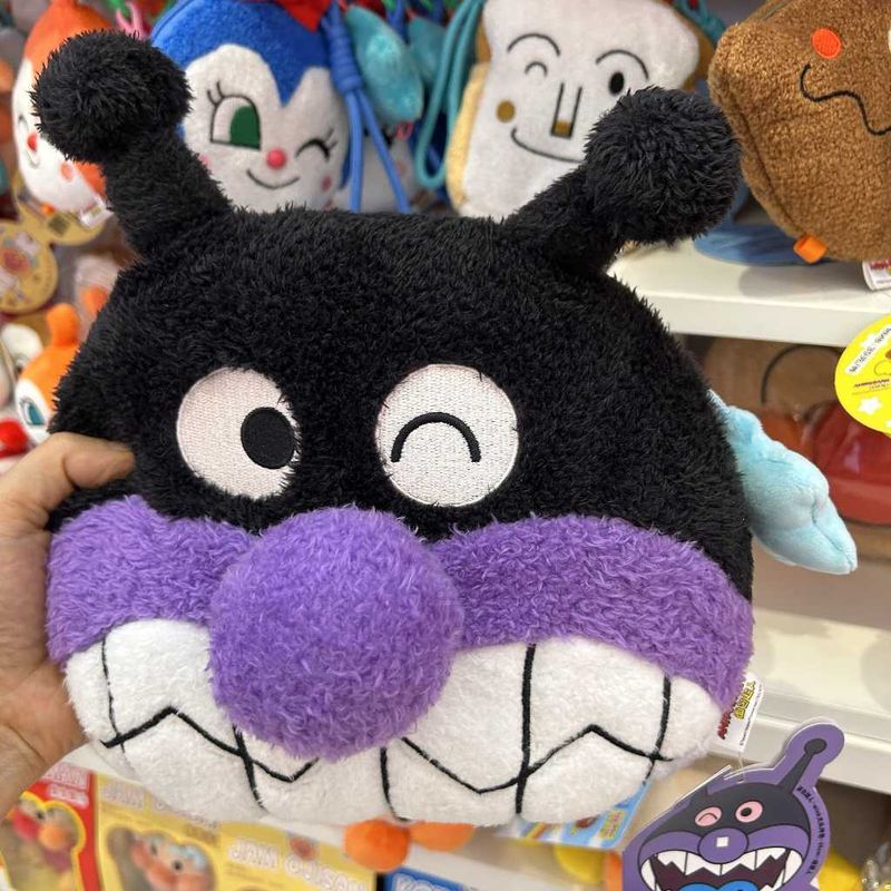 绒串串 麵包超人系列 面包超人 細菌人 掛件 毛絨公仔 毛絨收納包 手伴 公仔 擺件 收藏品 MINISO｜嗨寶好選物