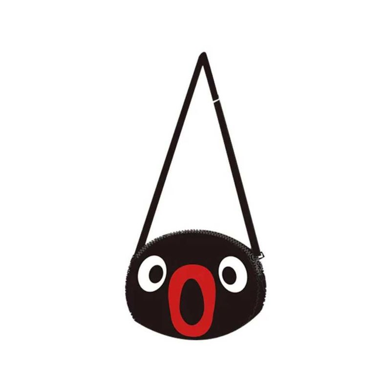 Pingu 企鵝家族 嘟嘟嘴 毛絨單肩包 小圓包 斜挎包 女生可愛包包 側背｜嗨寶好選物