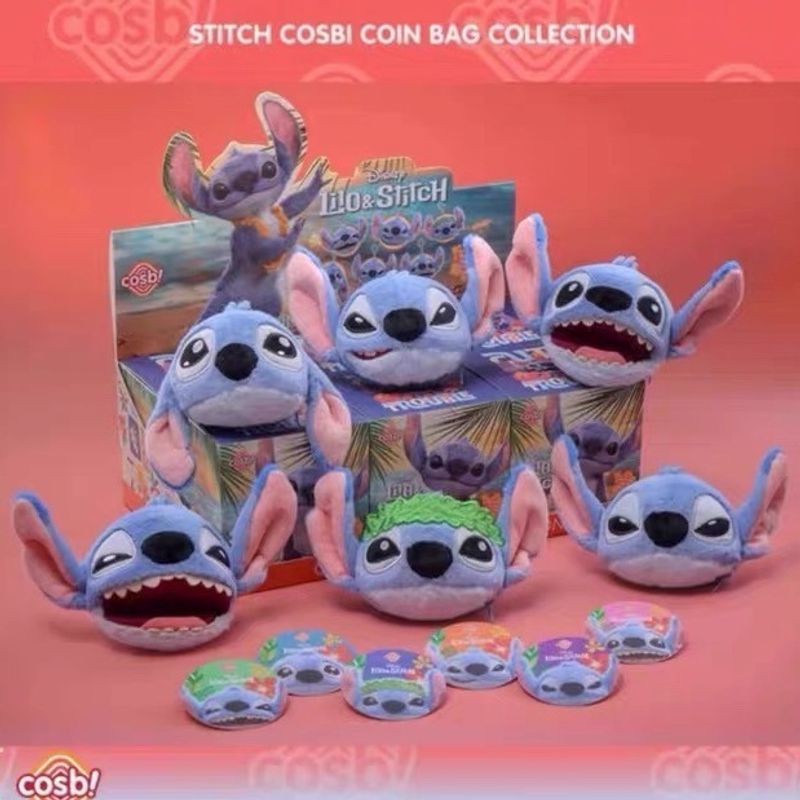 Disney｜ 迪士尼｜星際寶貝史迪奇｜ COSBI｜毛絨零錢包｜盲盒 公仔 擺件 扭蛋 收藏品｜嗨寶好選物