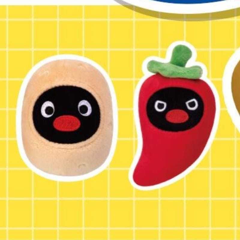 Pingu的美味生活系列毛絨貼貼｜Pingu 企鵝家族｜盲盒 公仔 擺件 收藏品 玩偶｜嗨寶好選物