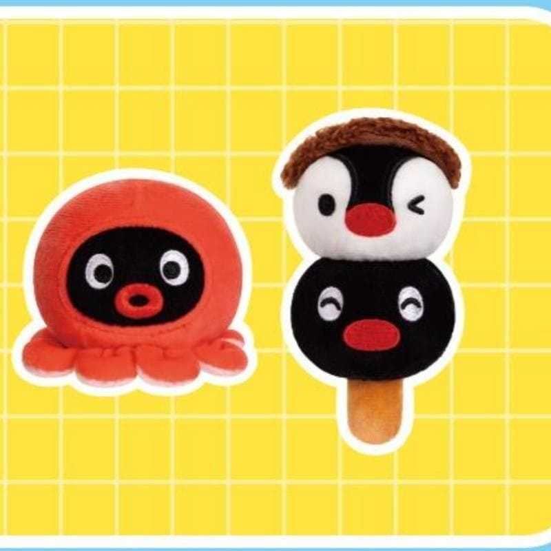 Pingu的美味生活系列毛絨貼貼｜Pingu 企鵝家族｜盲盒 公仔 擺件 收藏品 玩偶｜嗨寶好選物
