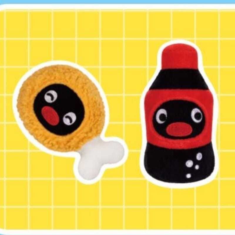Pingu的美味生活系列毛絨貼貼｜Pingu 企鵝家族｜盲盒 公仔 擺件 收藏品 玩偶｜嗨寶好選物