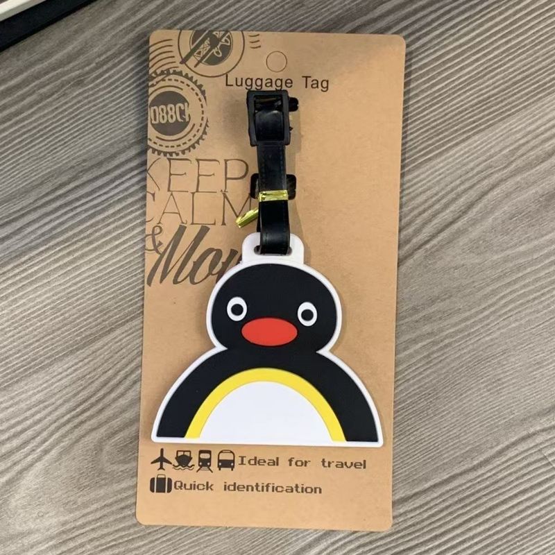 Pingu 企鵝家族 行李箱 識別證 吊牌系列 鑰匙扣 毛絨掛件 系列 盲盒 手伴 公仔 擺件 收藏品｜嗨寶好選物