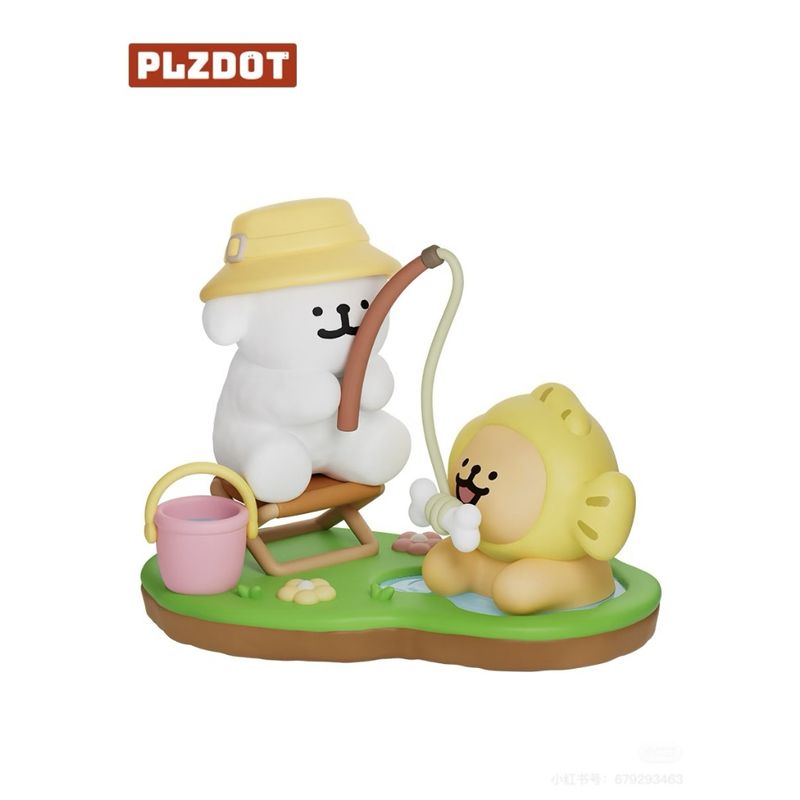 線條小狗 歡樂郊遊系列 盲盒 手伴 公仔 擺件 扭蛋 收藏品｜嗨寶好選物