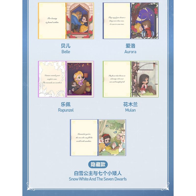 Pop Mart 泡泡瑪特 迪士尼公主 童話系列場景 盲盒 手伴 公仔 擺件 扭蛋 收藏品｜嗨寶好選物