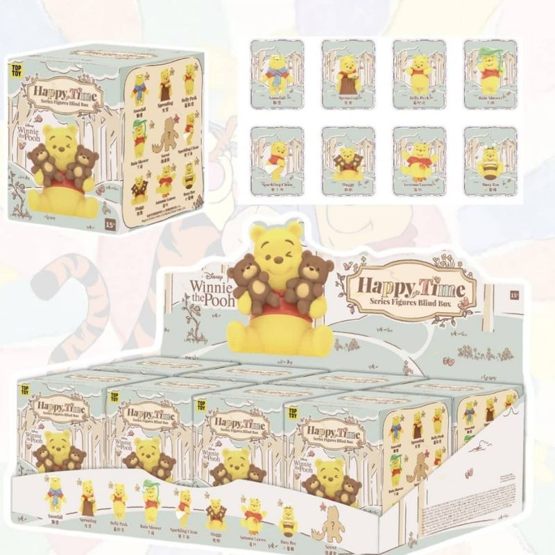 Disney｜迪士尼｜小熊維尼的快樂時光｜小熊維尼 ｜盲盒 公仔 擺件 收藏品 玩偶｜嗨寶好選物