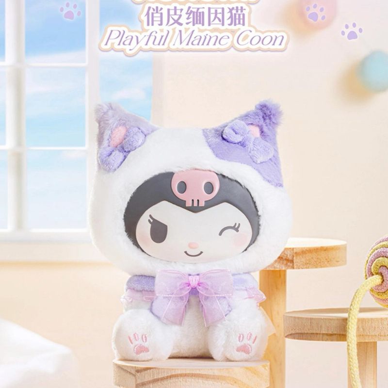 Sanrio 三麗鷗 逗逗小貓系列 搪膠毛絨寶寶 潮玩 盲盒 公仔 手辦 掛件 逗逗小貓｜嗨寶好選物