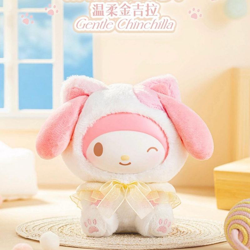 Sanrio 三麗鷗 逗逗小貓系列 搪膠毛絨寶寶 潮玩 盲盒 公仔 手辦 掛件 逗逗小貓｜嗨寶好選物