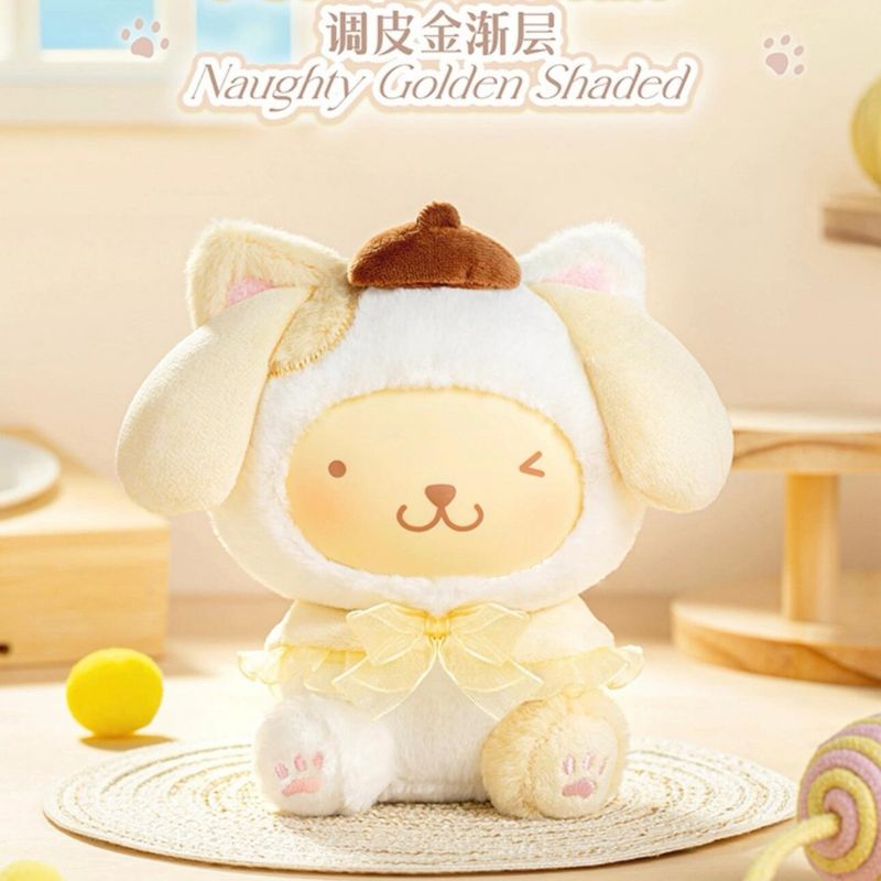 Sanrio 三麗鷗 逗逗小貓系列 搪膠毛絨寶寶 潮玩 盲盒 公仔 手辦 掛件 逗逗小貓｜嗨寶好選物