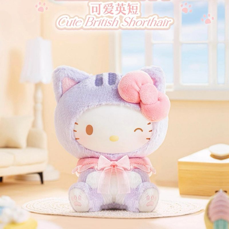 Sanrio 三麗鷗 逗逗小貓系列 搪膠毛絨寶寶 潮玩 盲盒 公仔 手辦 掛件 逗逗小貓｜嗨寶好選物