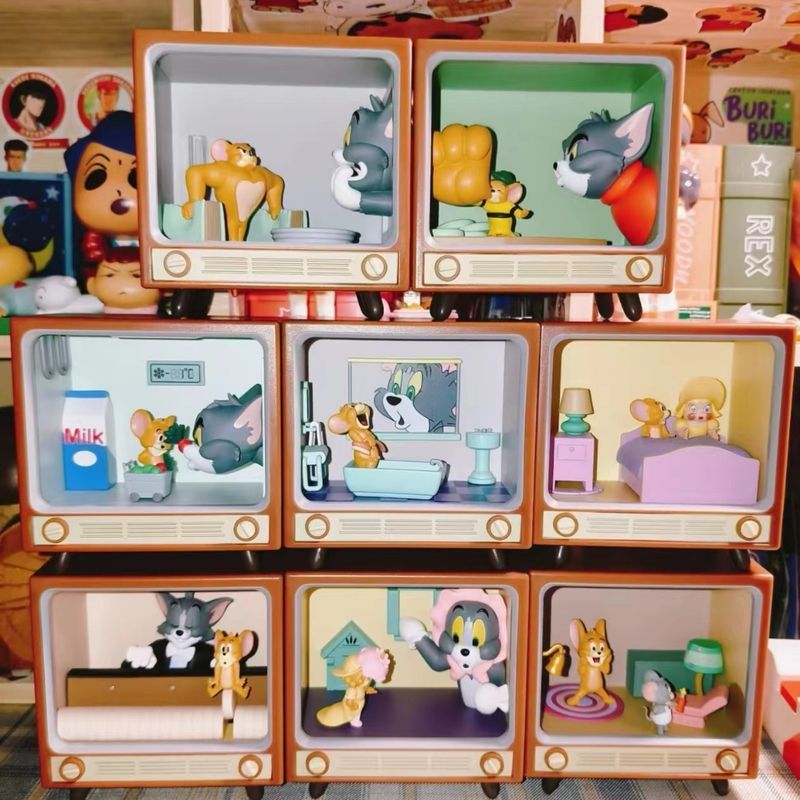 湯姆貓與傑利鼠 Tom and Jerry 貓與老鼠 經典Monent 系列 盲盒 手辦 潮玩 盒玩｜嗨寶好選物