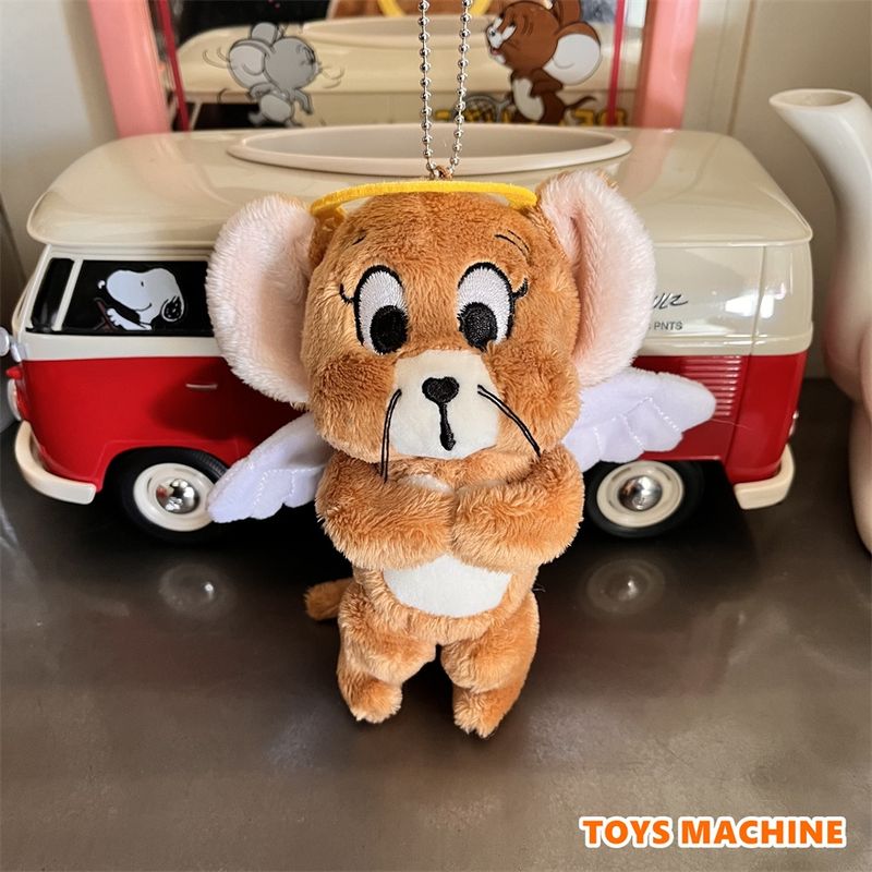 日本 Tom & Jerry 湯姆貓與傑利鼠 85周年限定 天使 惡魔 手伴 公仔 擺件 收藏品｜嗨寶好選物