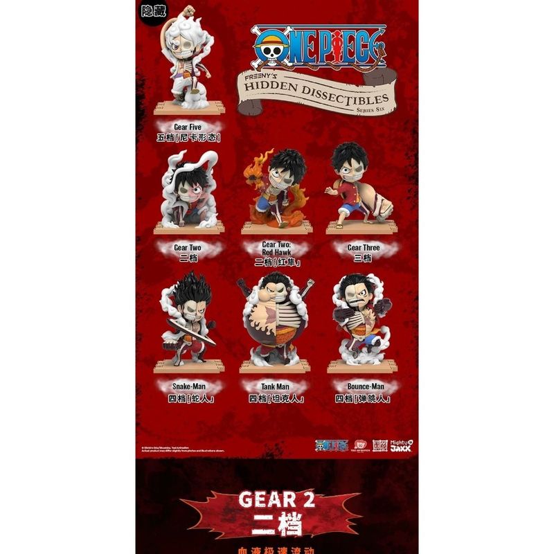 Mighty Jaxx 海賊王 航海王 第六彈 半解剖系列 盲盒 手伴 公仔 擺件 收藏品｜嗨寶好選物