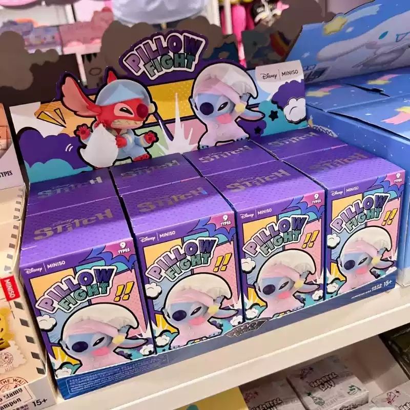 Disney｜迪士尼｜史迪奇｜枕頭大戰系列｜盲盒 手伴 公仔 擺件 扭蛋 收藏品｜嗨寶好選物