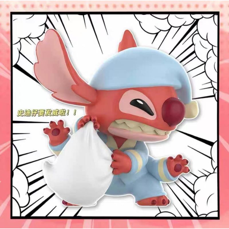 Disney｜迪士尼｜史迪奇｜枕頭大戰系列｜盲盒 手伴 公仔 擺件 扭蛋 收藏品｜嗨寶好選物