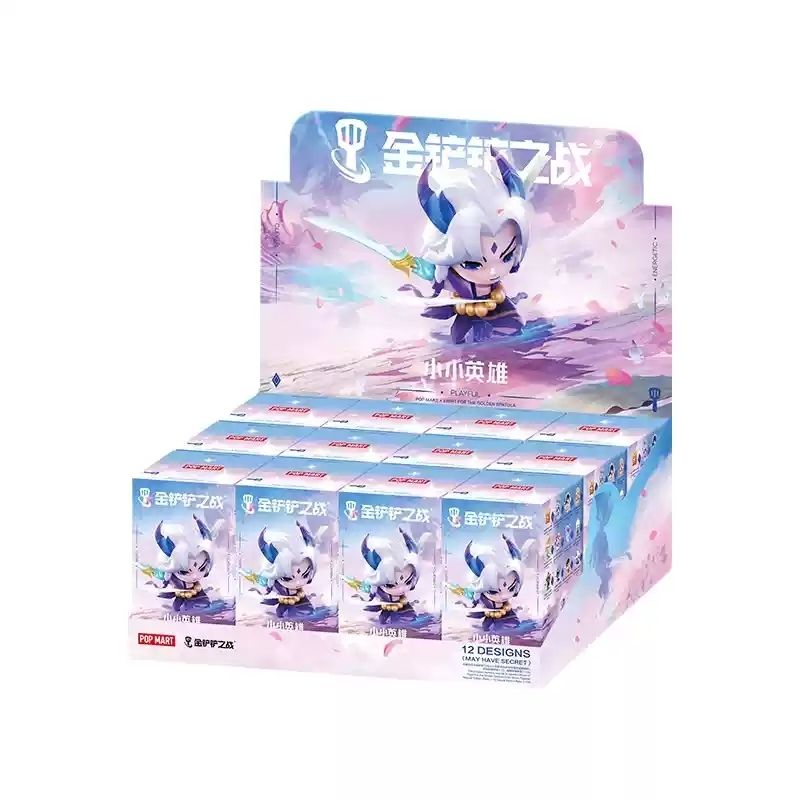 Pop Mart 泡泡瑪特 英雄聯盟 金鏟鏟 聯盟戰旗 系列 盲盒 手伴 公仔 擺件 扭蛋 收藏品｜嗨寶好選物