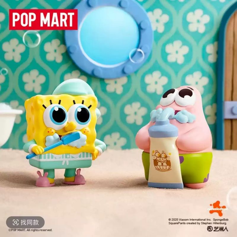 Pop Mart 泡泡瑪特 海綿寶寶好朋友 系列 盲盒 手伴 公仔 擺件 扭蛋 收藏品 海綿寶寶｜嗨寶好選物