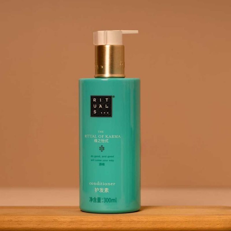 Rituals Karma 緣之怡式｜聖潔蓮花&白茶｜洗髮精 沐浴乳 潤絲精 身體乳｜300ml｜嗨寶洗浴用品