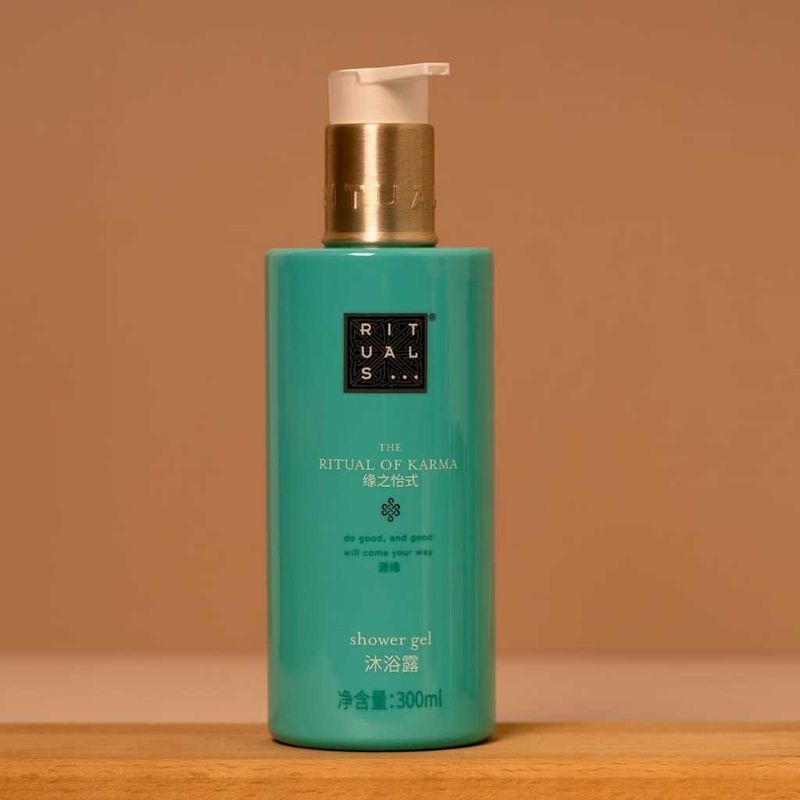 Rituals Karma 緣之怡式｜聖潔蓮花&白茶｜洗髮精 沐浴乳 潤絲精 身體乳｜300ml｜嗨寶洗浴用品