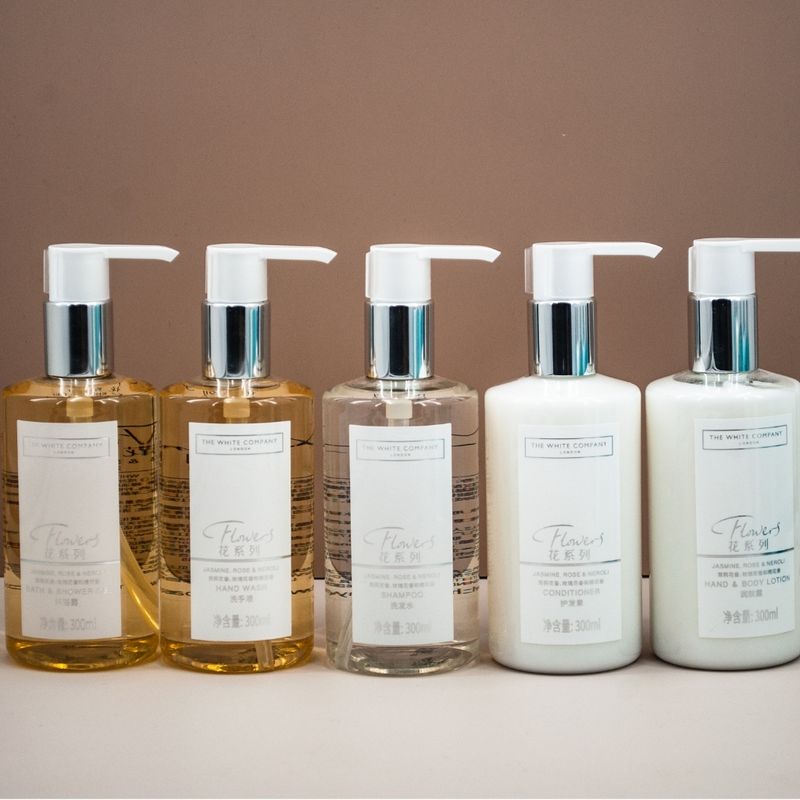 The White Company 花系列｜智選假日酒店｜洗髮精 沐浴乳 潤絲精 身體乳｜300ml｜嗨寶洗浴用品