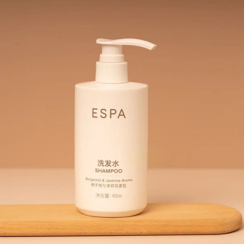 ESPA 佛手柑與茉莉花香｜亞朵酒店｜洗髮精 沐浴乳 潤絲精 身體乳 肥皂｜450ML｜嗨寶洗浴用品